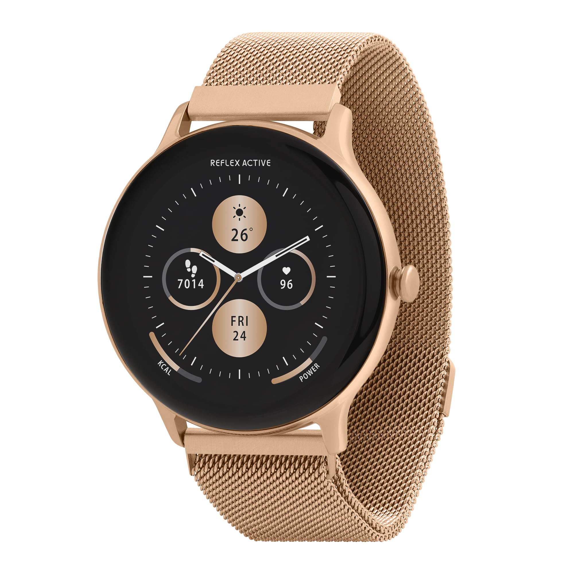 Reflex Active Series 22 Rose Gold Smart Calling Watch