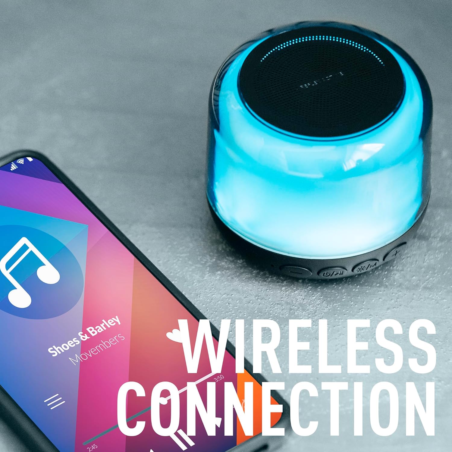 Reflex Active Mini Boom Portable Wireless Bluetooth Speaker for Travel, Outdoors, Home