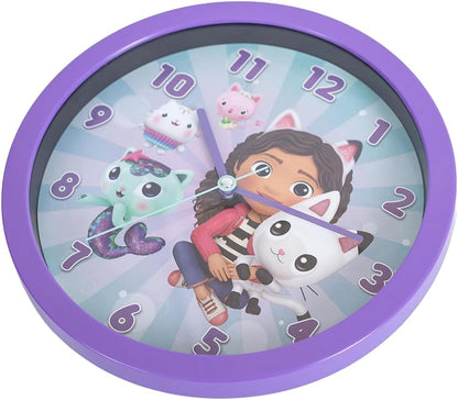 Gabby's Dollhouse Purple Wall Clock GAB3001