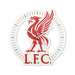 Official Liverpool Football Club Red & White Wall Clock LFCC3004