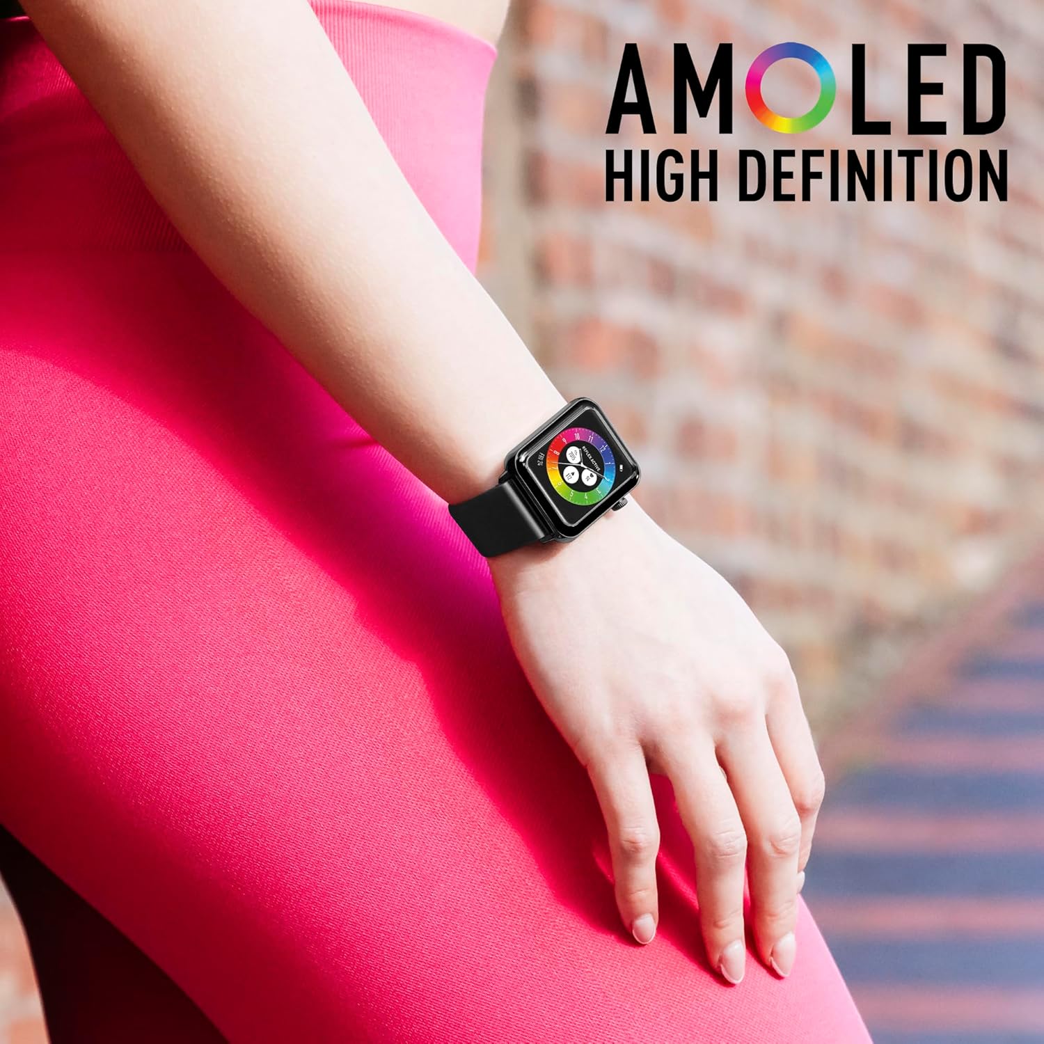 Reflex Active AMOLED Series 30 Black Smart Watch