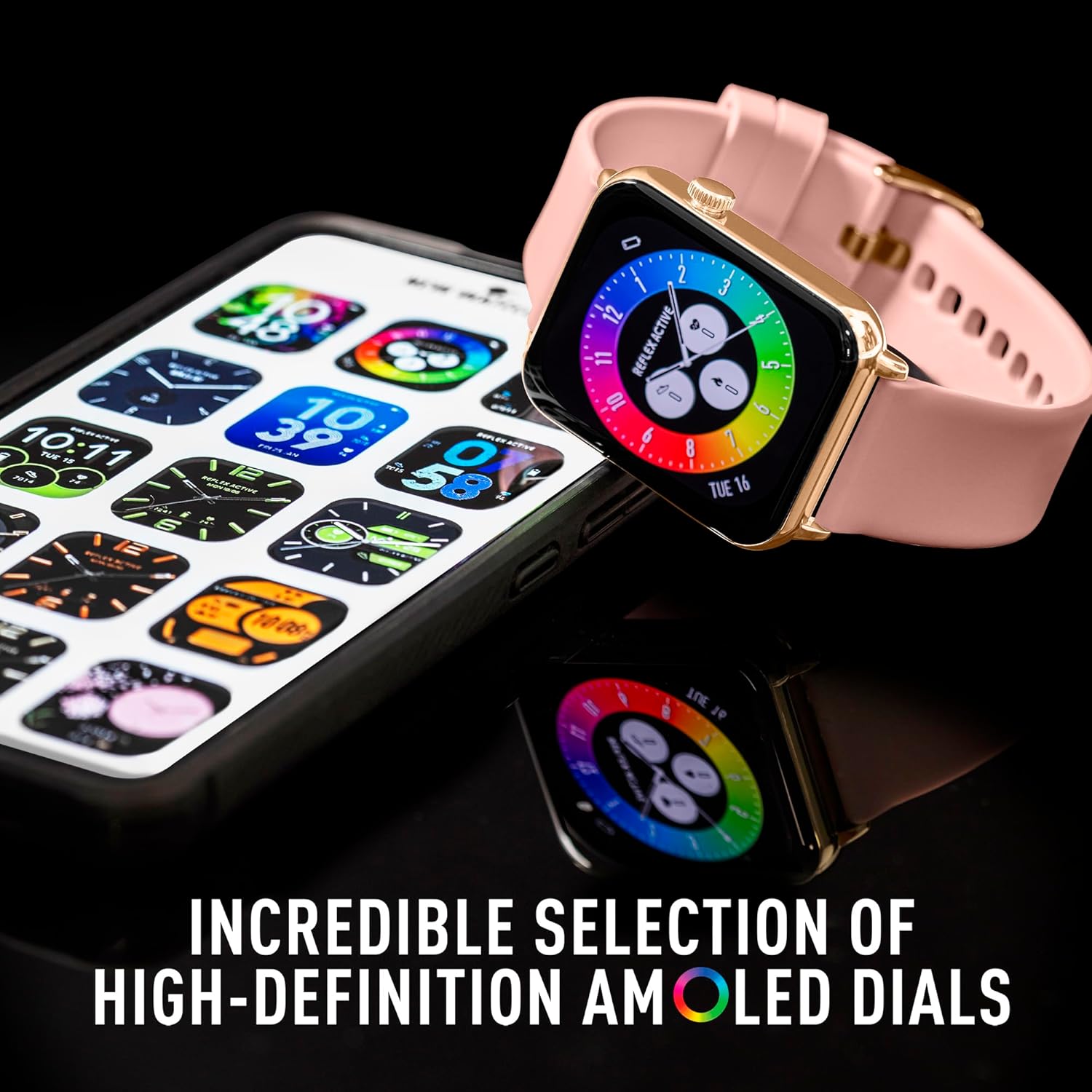 Reflex Active AMOLED Series 30 Nude Smart Watch