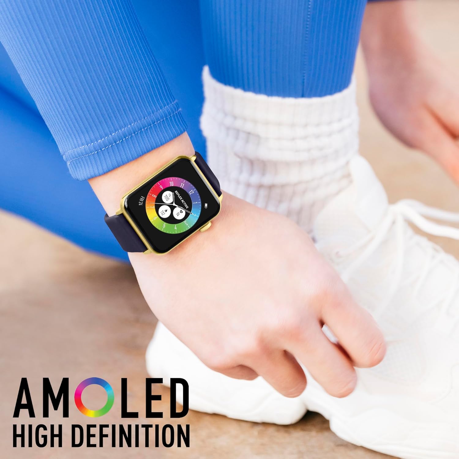 Reflex Active AMOLED Series 30 Blue Smart Watch
