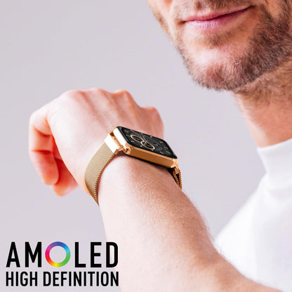 Reflex Active AMOLED Series 30 Rose Gold Mesh Strap Smart Watch
