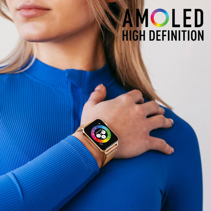 Reflex Active AMOLED Series 30 Rose Gold Mesh Strap Smart Watch