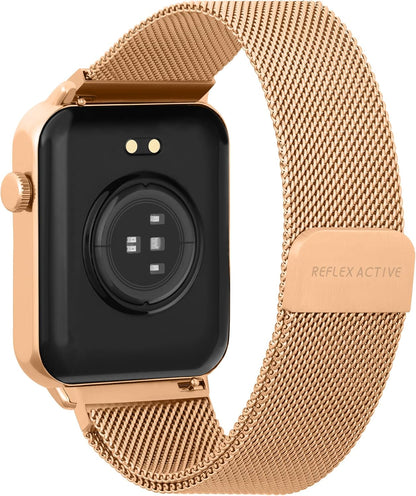 Reflex Active AMOLED Series 30 Rose Gold Mesh Strap Smart Watch