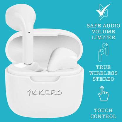Tikkers Series 10 White Smart watch with TWS