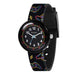 Tikkers Black Printed Gamer Strap Watch