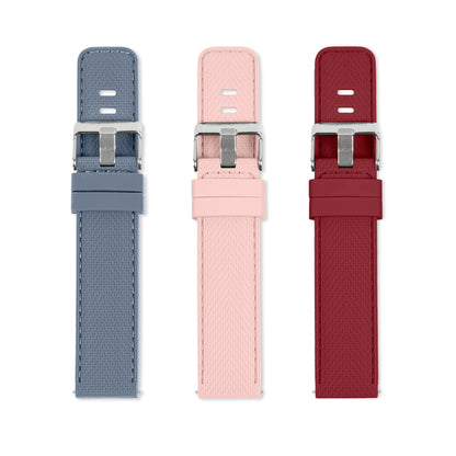 Reflex Active 20mm Interchangeable Smart Watch Red, Pink & Blue Strap Set