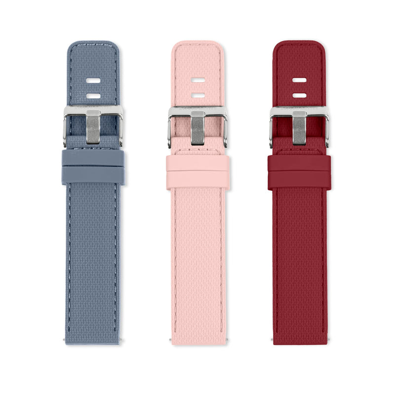 Reflex Active 20mm Interchangeable Smart Watch Red, Pink & Blue Strap Set