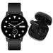 Reflex Active Series 36 Black Strap Smart Calling Watch and Earbud Set