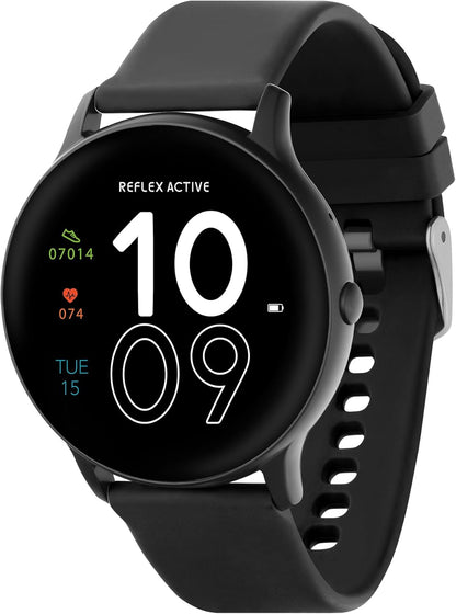 Reflex Active Series 36 Black Strap Smart Calling Watch and Earbud Set