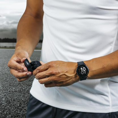 Reflex Active Series 36 Black Strap Smart Calling Watch and Earbud Set