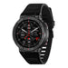 Reflex Active Series 43 Black Silicone Strap GPS Sports Smart Calling Watch