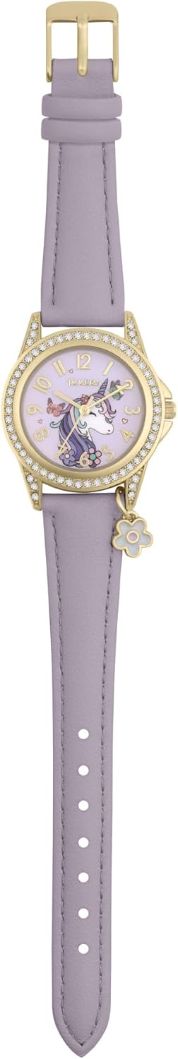 Tikkers Girls Purple Unicorn Watch, Bracelet and Purse Gift Set