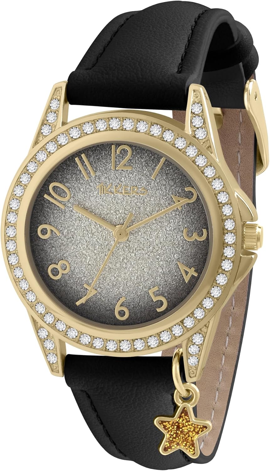 Tikkers Black Star Watch, Necklace and Purse Gift Set