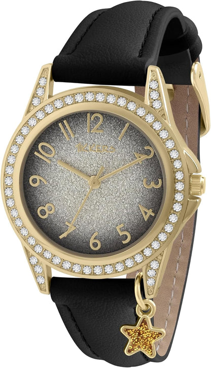 Tikkers Black Star Watch, Necklace and Purse Gift Set