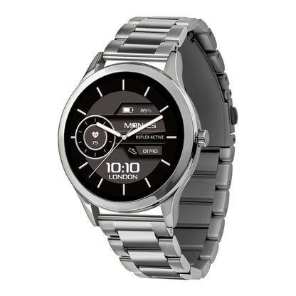 Reflex Active Series 31  Stainless Steel Bracelet AMOLED Smart Calling Watch