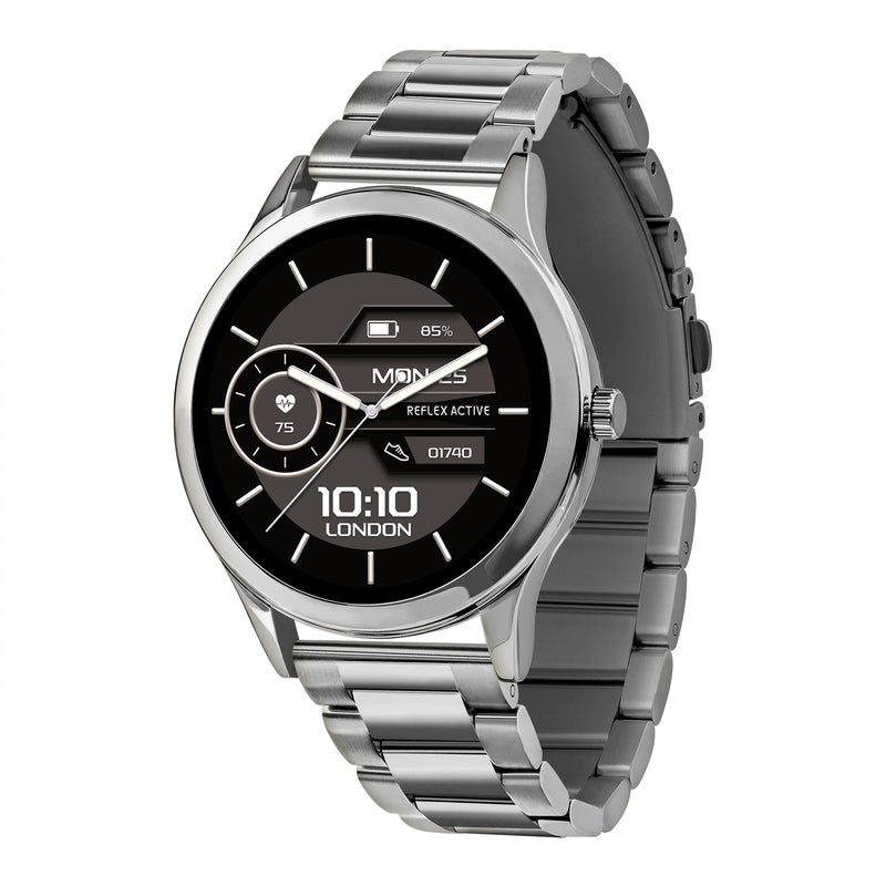 Reflex Active Series 31  Stainless Steel Bracelet AMOLED Smart Calling Watch