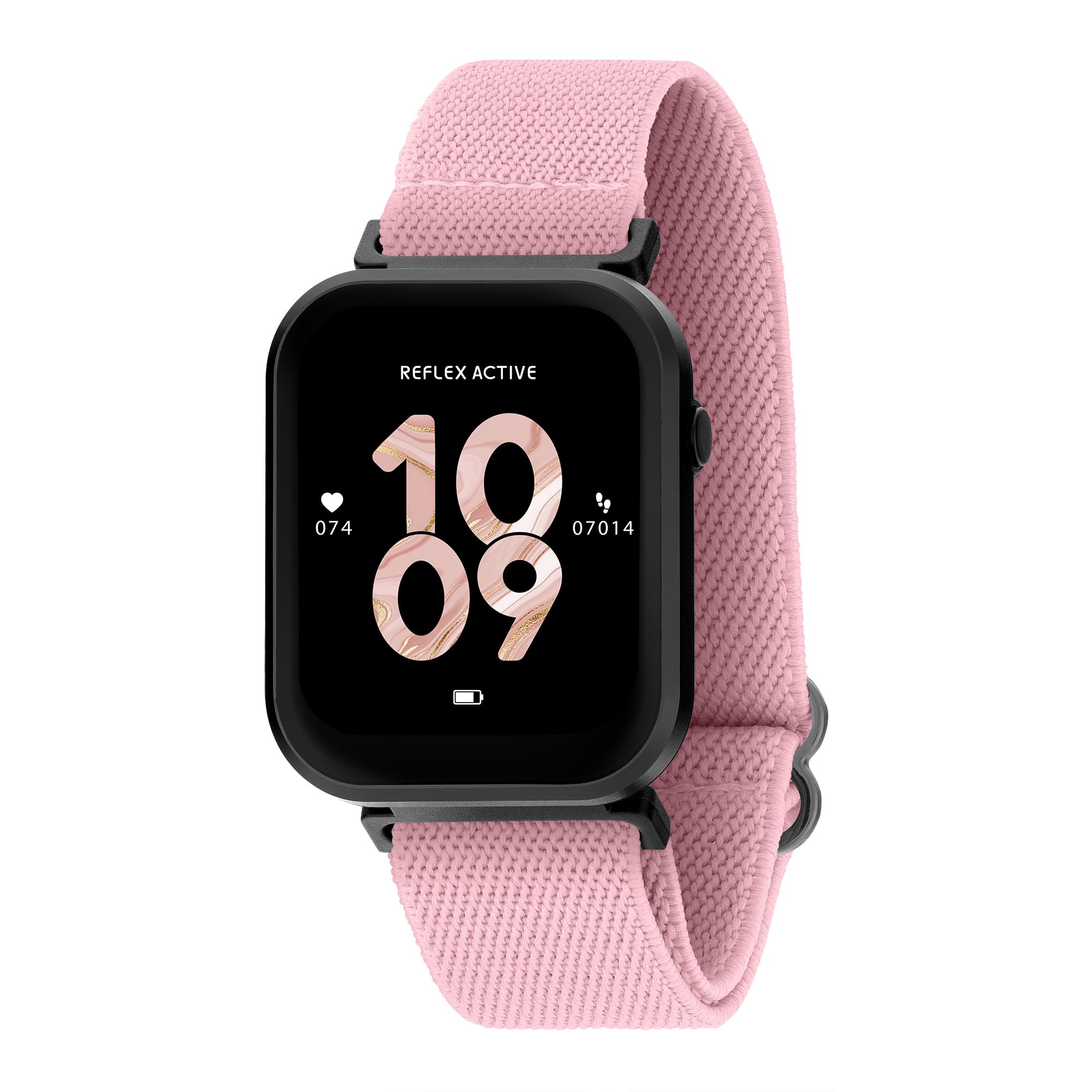 Reflex Active Series 37  Dusty Pink Strap Smart Calling Watch