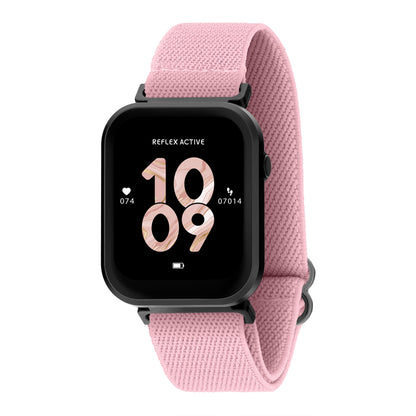 Reflex Active Series 37  Dusty Pink Strap Smart Calling Watch