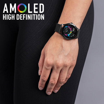 Reflex Active Series 31 Black Silicone AMOLED Smart Calling Watch