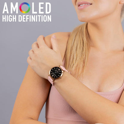 Reflex Active Series 31 Pink Silicone AMOLED Smart Calling Watch