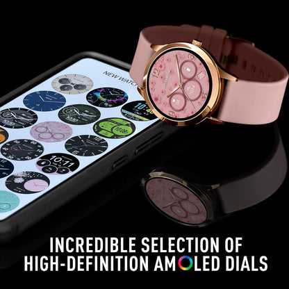 Reflex Active Series 31 Pink Silicone AMOLED Smart Calling Watch