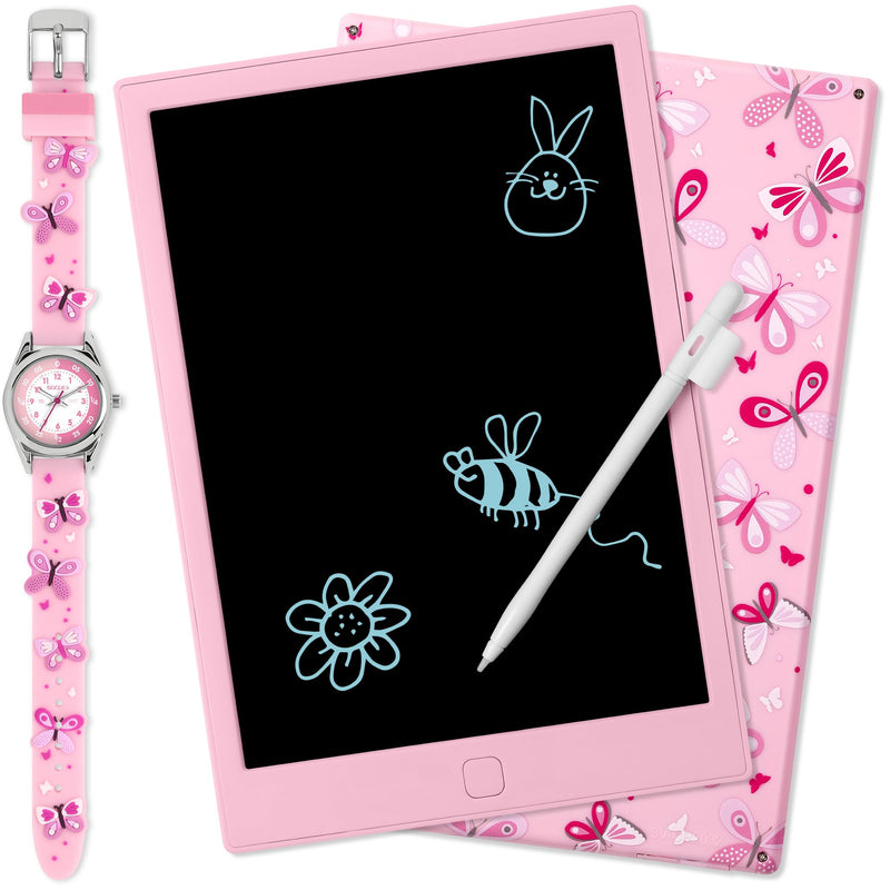Tikkers 3D Butterfly watch and Writing Pad Set