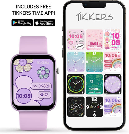 Tikkers Kids Series13 Smart Lilac Interchangeable Strap Watch