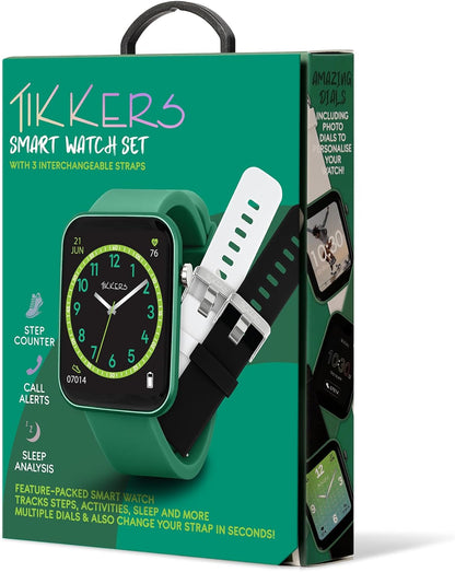Tikkers Kids Series13 Smart Green Interchangeable Strap Watch