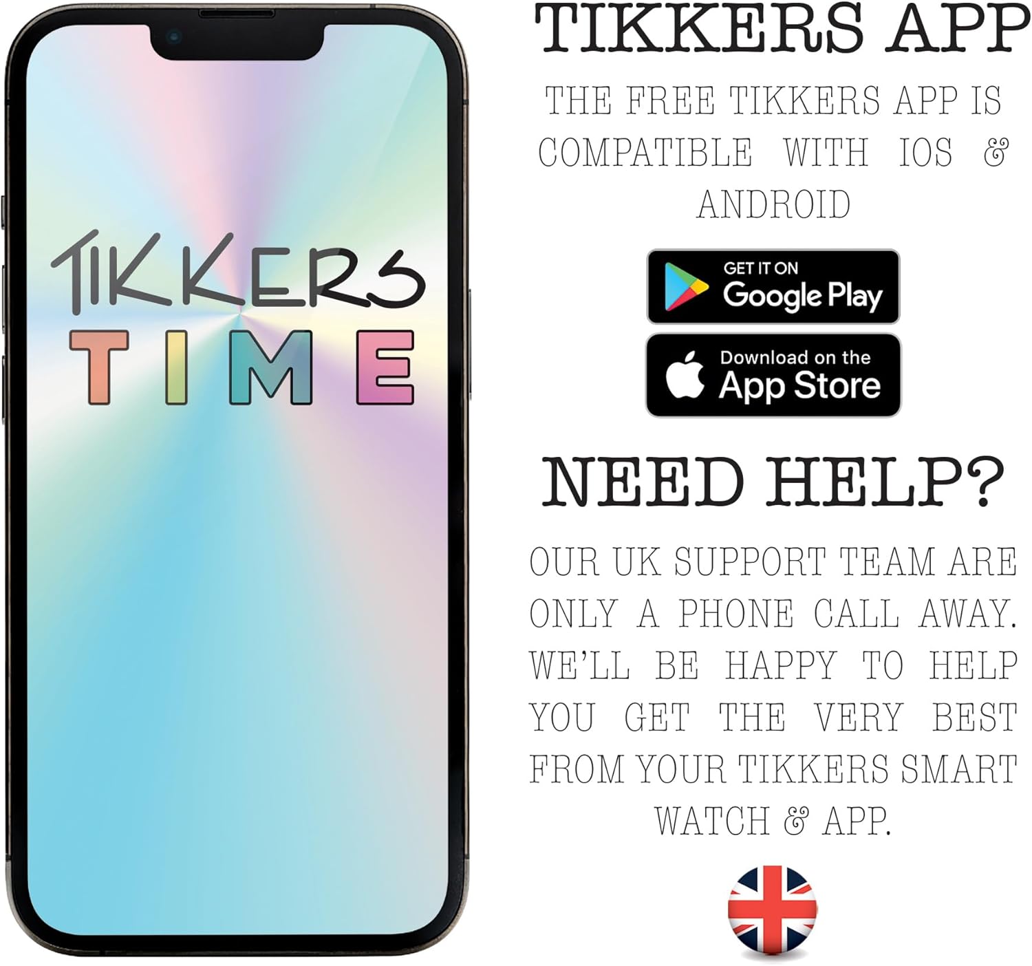 Tikkers Kids Series13 Smart Green Interchangeable Strap Watch