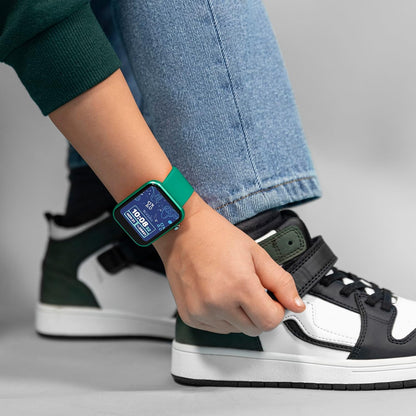 Tikkers Kids Series13 Smart Green Interchangeable Strap Watch