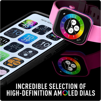 Series 40 AMOLED Smart Aluminium Pink Strap Calling Watch