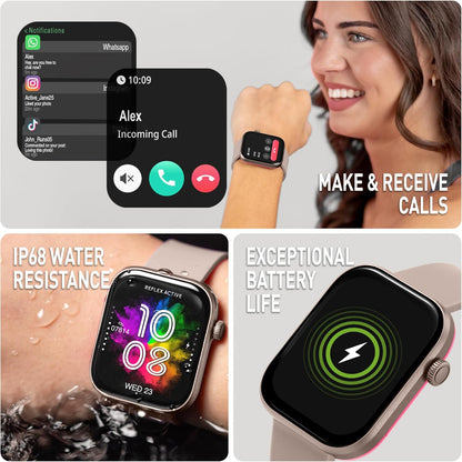 Series 40 AMOLED Smart Aluminium Mink Strap Calling Watch