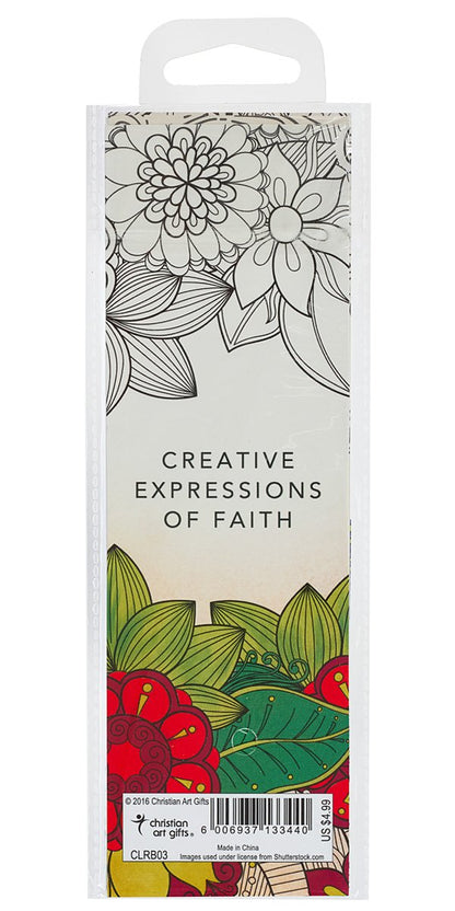 Creative Expressions of Faith Collection #3: Bookmarks to Color and Share - 5 Pack