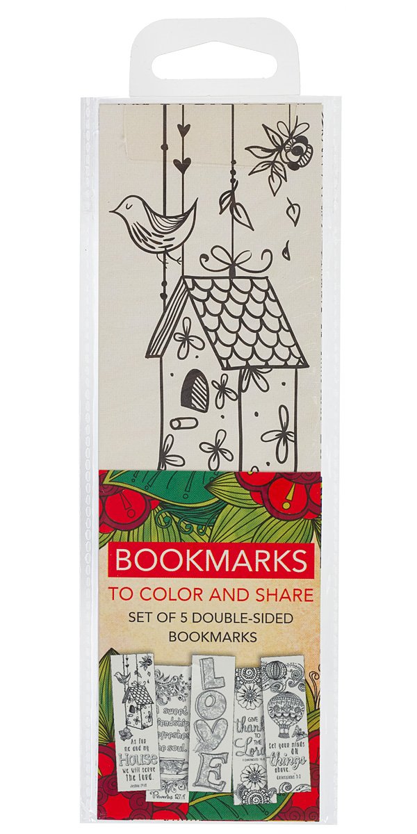 Creative Expressions of Faith Collection #3: Bookmarks to Color and Share - 5 Pack