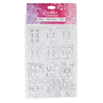 Christian Art Gifts Bible Indexing Tabs Colorable