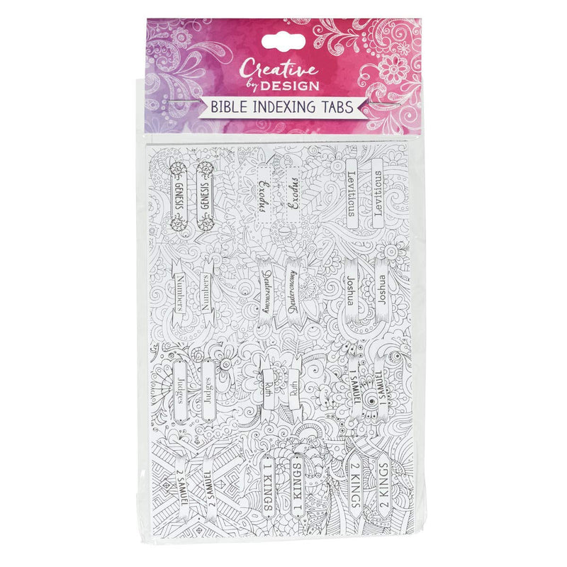 Christian Art Gifts Bible Indexing Tabs Colorable