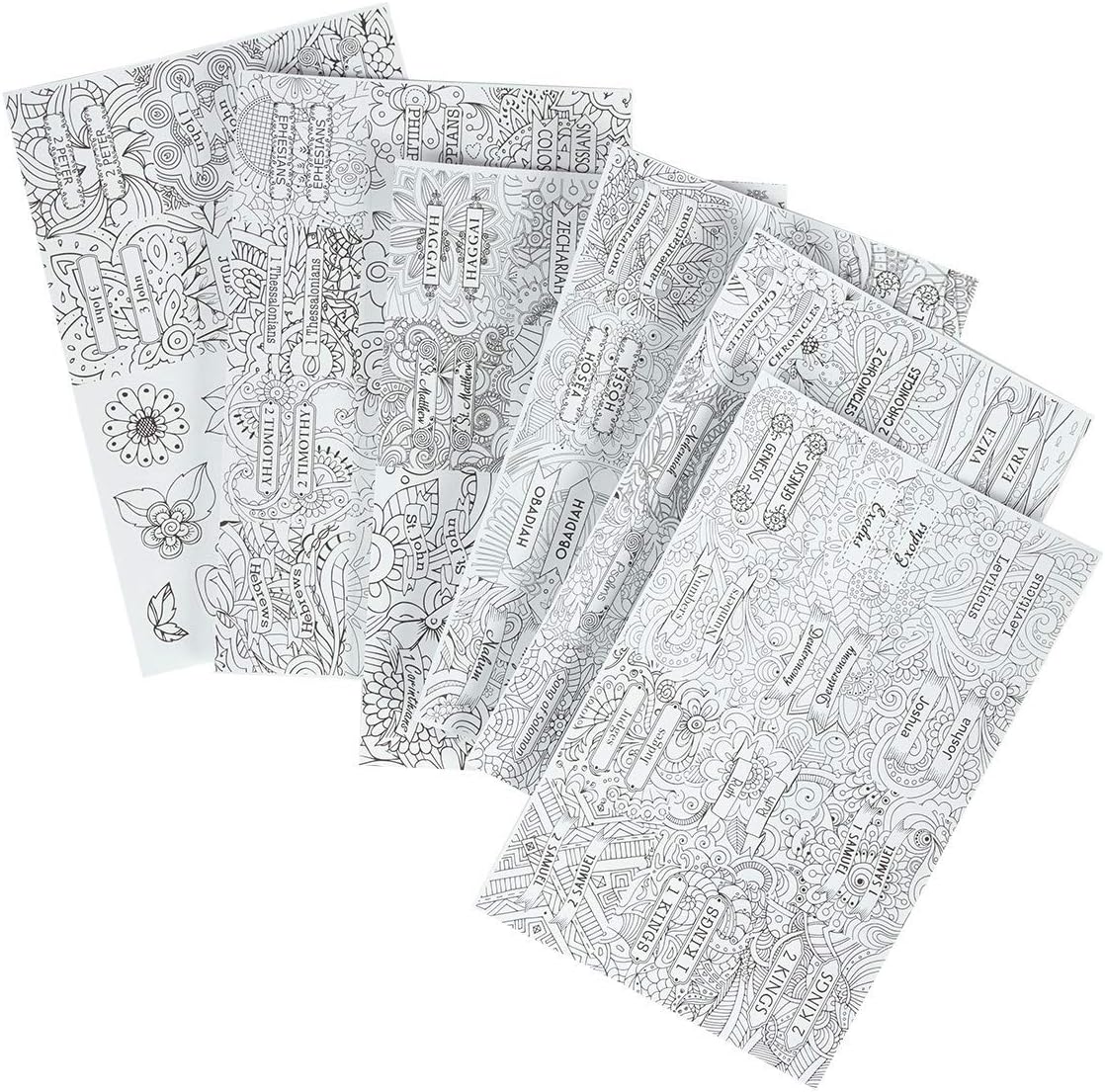 Christian Art Gifts Bible Indexing Tabs Colorable