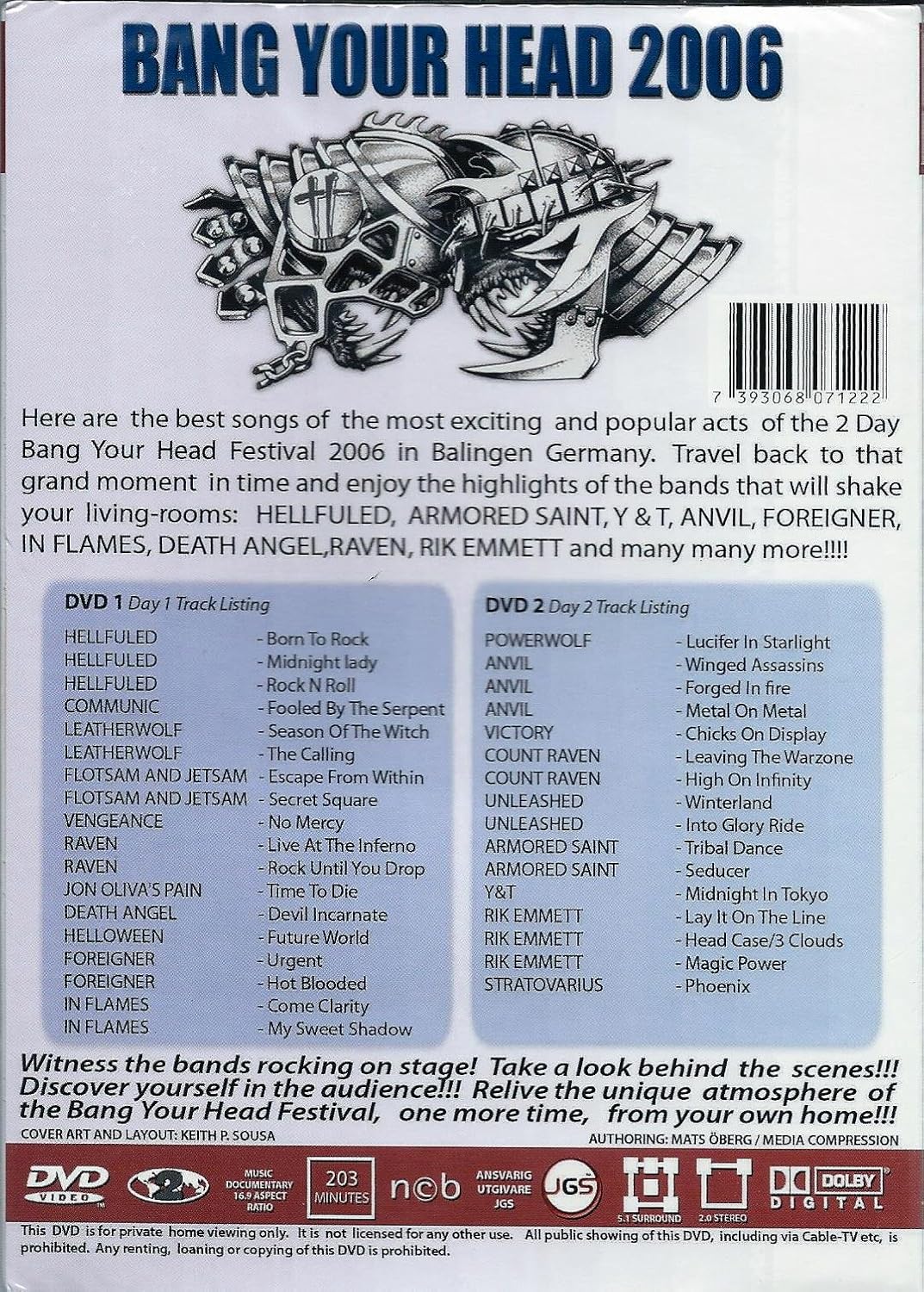 Bang Your Head 2006 (2dvd)