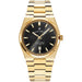 Jacques du Manoir Swiss-made Horizon Gents Gold Plated Bracelet Watch