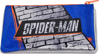 Disney Spider-Man Boys Multiple Compartments Zip Closure School Pencil Case