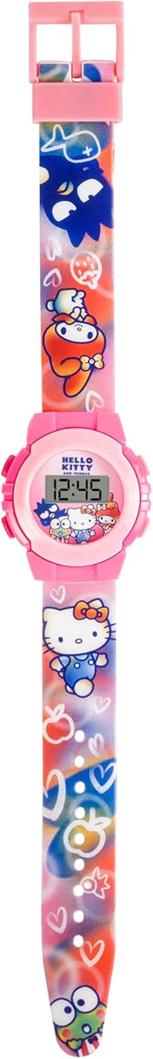 HELLO KITTY PRINTED LED WATCH