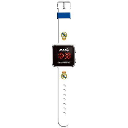 OFFICIAL REAL MADRID FC PRINTED STRAP LED WATCH