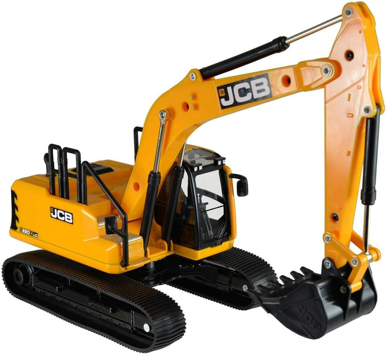 Britains JCB Farm Tomy Toys - Excavator - 1:32 220X - Collectable Tractor Toy - 1:32 Scale Farm Toys - Suitable For Collectors And Kids - 3 Year Plus, 43211