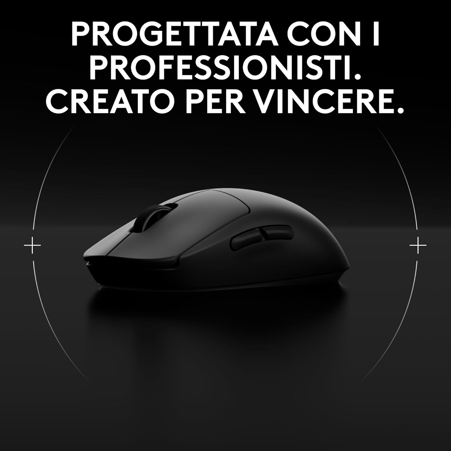 Logitech G PRO 2 LIGHTSPEED Wireless Gaming Mouse, Right- or Left-Handed Mouse with up to 4 Customisable and Switchable Magnetic Side Buttons, 44K DPI Sensor, USB-C Charging, for PC/Mac - Black