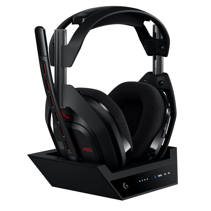 Logitech G Astro A50 LIGHTSPEED Wireless Gaming Headset + Base Station (Gen 5), PRO-G GRAPHENE, 3-System Switching, USB-C to Xbox, PS5, PC/Mac or Nintendo Switch, Bluetooth