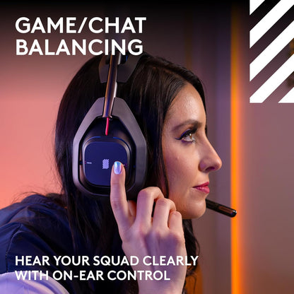 Logitech G Astro A50 LIGHTSPEED Wireless Gaming Headset + Base Station (Gen 5), PRO-G GRAPHENE, 3-System Switching, USB-C to Xbox, PS5, PC/Mac or Nintendo Switch, Bluetooth
