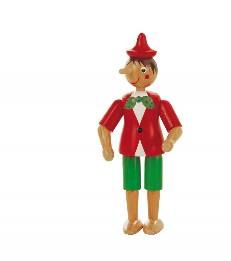 Pinocchio articulado | Trudi by Sevi | Juegos de Madera sevi. Figura de juguete para niños. Decoración artesanal | 20cm Altezza | Pinocchio | Modelo 81373